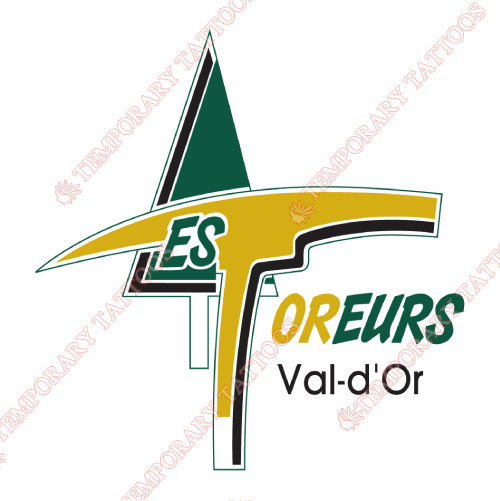 Val-d Or Foreurs Customize Temporary Tattoos Stickers NO.7476